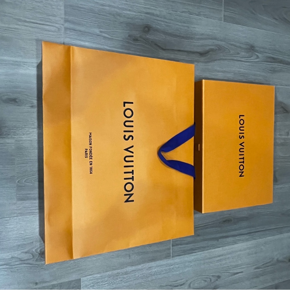 Louis Vuitton Bold Orange Bag and Box Set